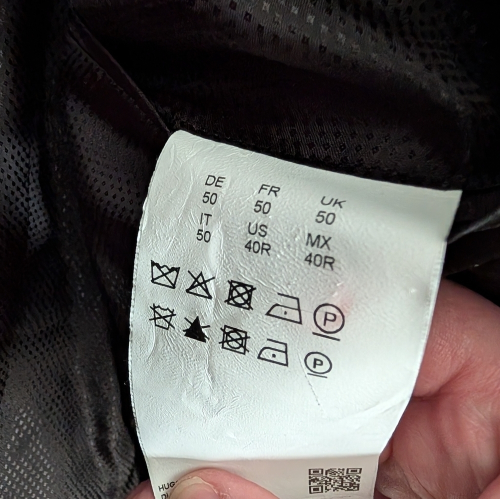 HUGO Elegant Black Men's Blazer 40R - Picture 5 of 6